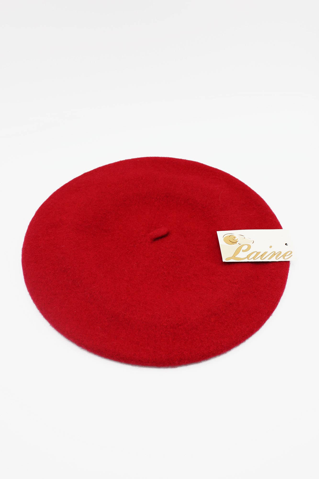 Classic beret in pure wool