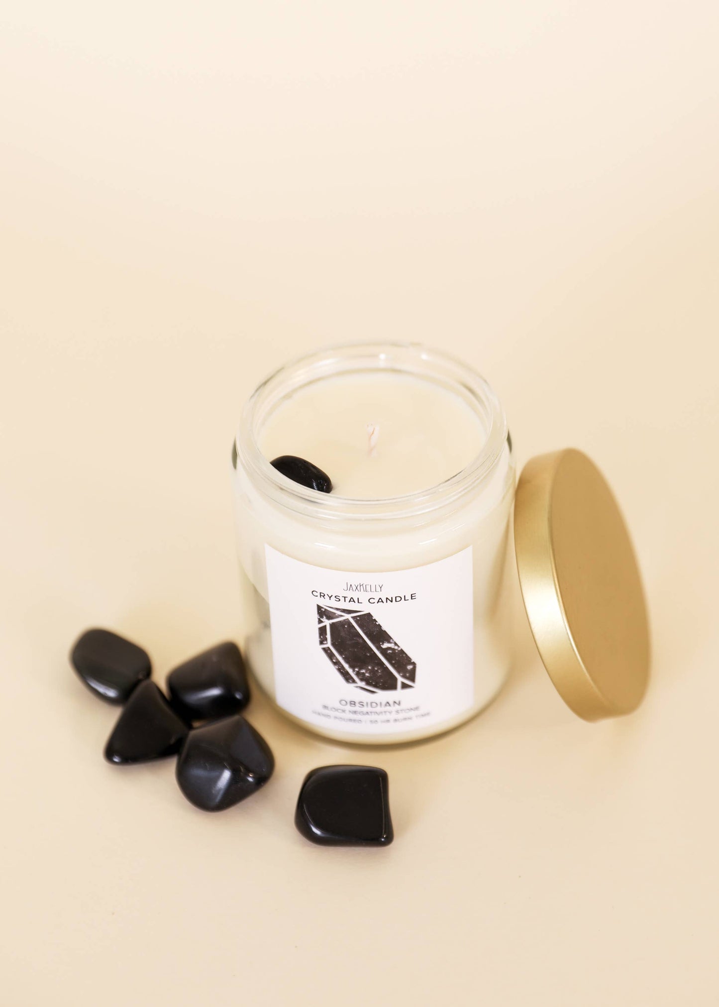 Jax Crystal Candles - Obsidian
