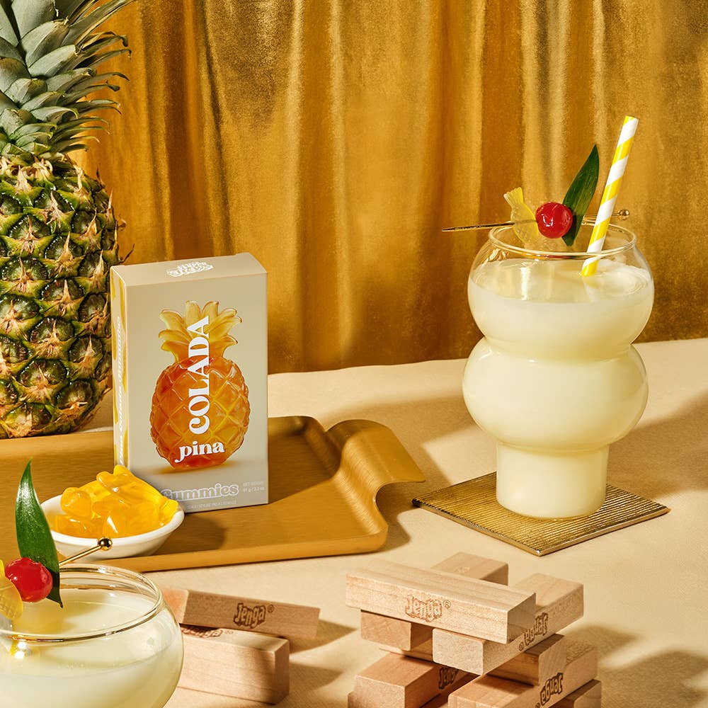 Vesper Pina Colada Gummies, Chewy Candies, All natural