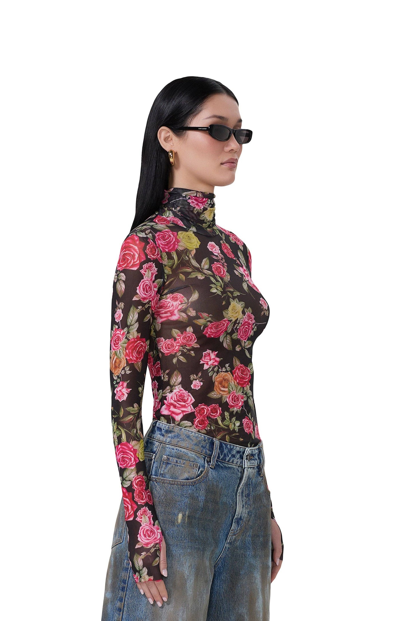AFRM Zadie Top - Wallpaper Rose