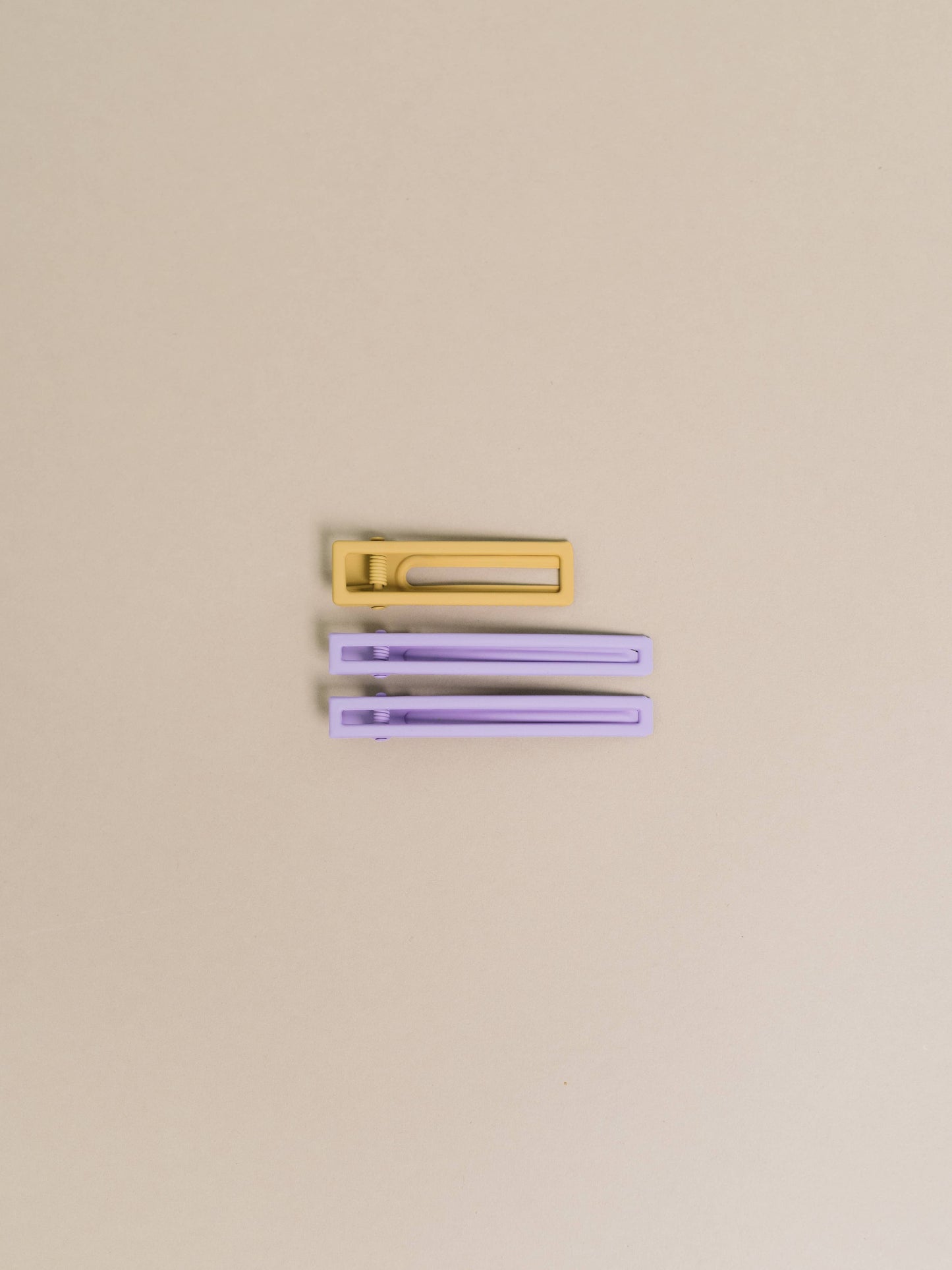 Nat & Noor Yarrow | Lilac + Mustard | Alligator Hair Clip | Hair Pin
