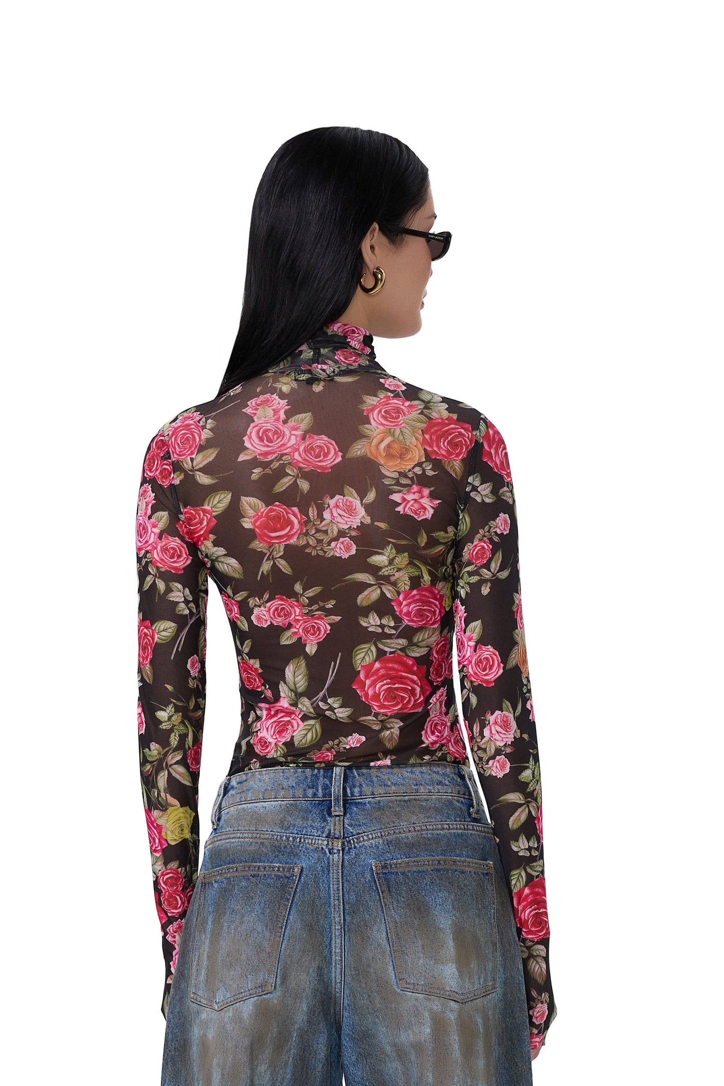AFRM Zadie Top - Wallpaper Rose