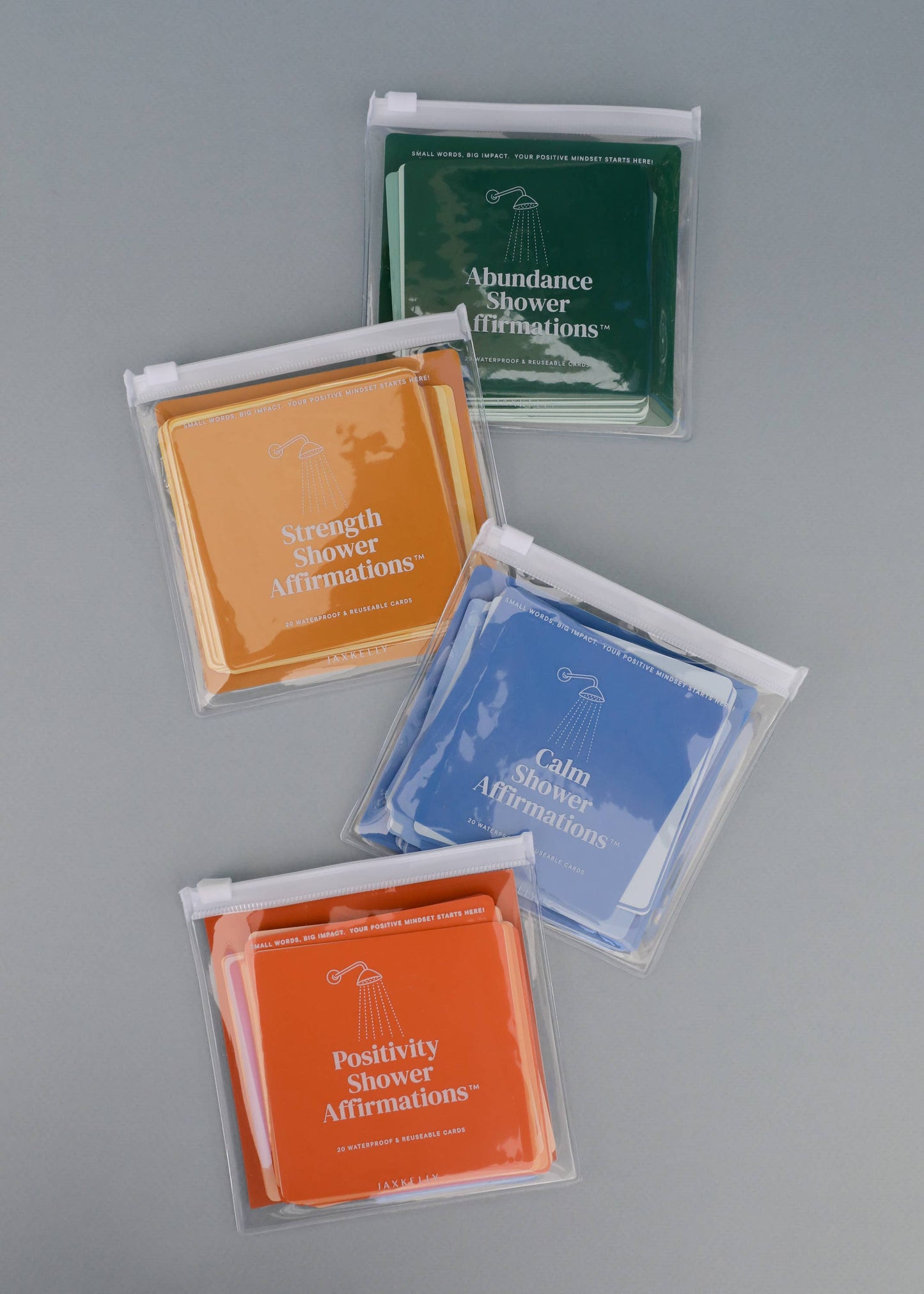 JAX Shower Affirmation™ Display Cards - Strength