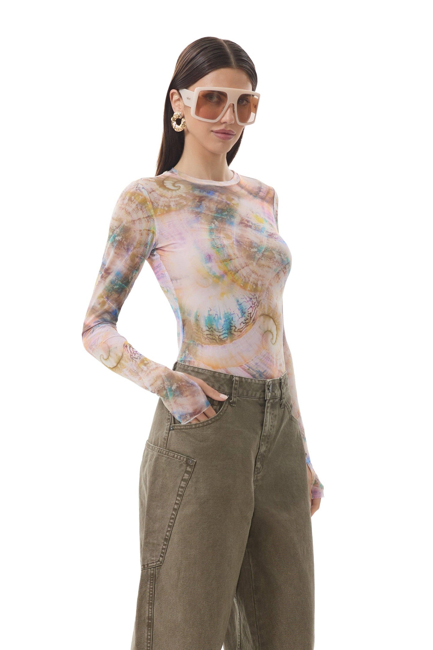 Afrm Kaylee Top - Pearly Shell