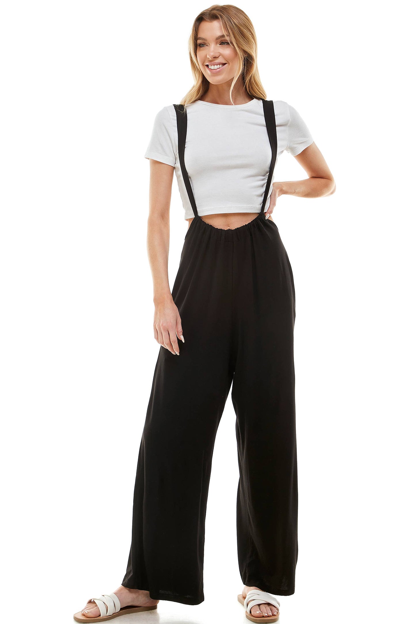 Loving People Suspender Pants