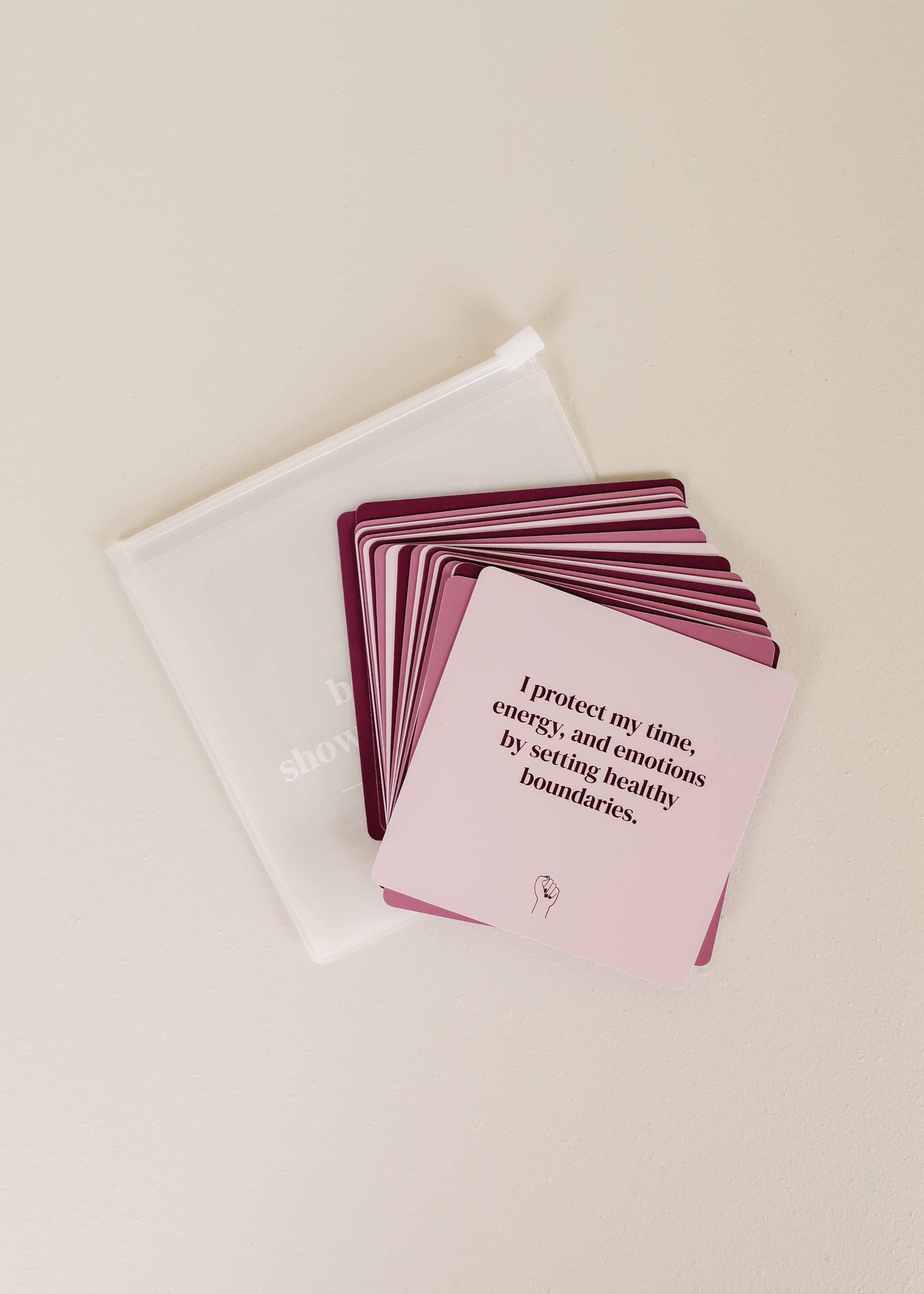 Shower Affirmation™ Cards - Boundaries