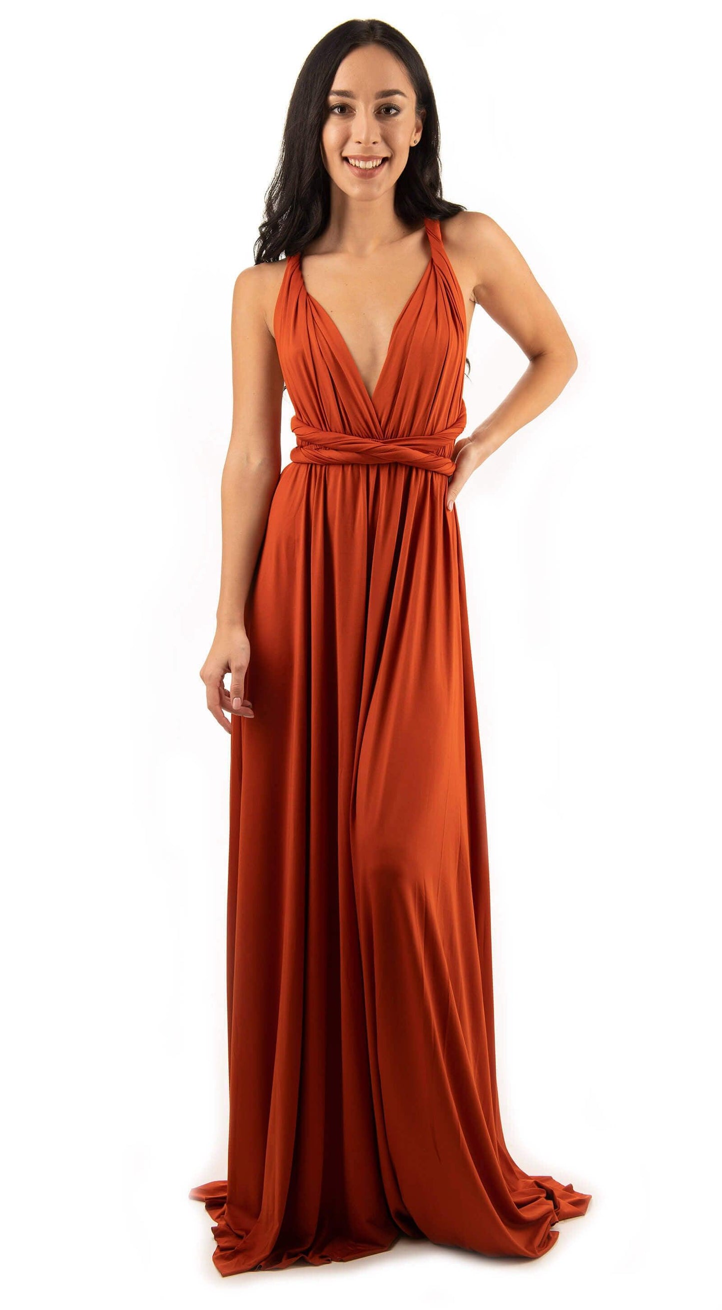 INFINITY DRESS RUST