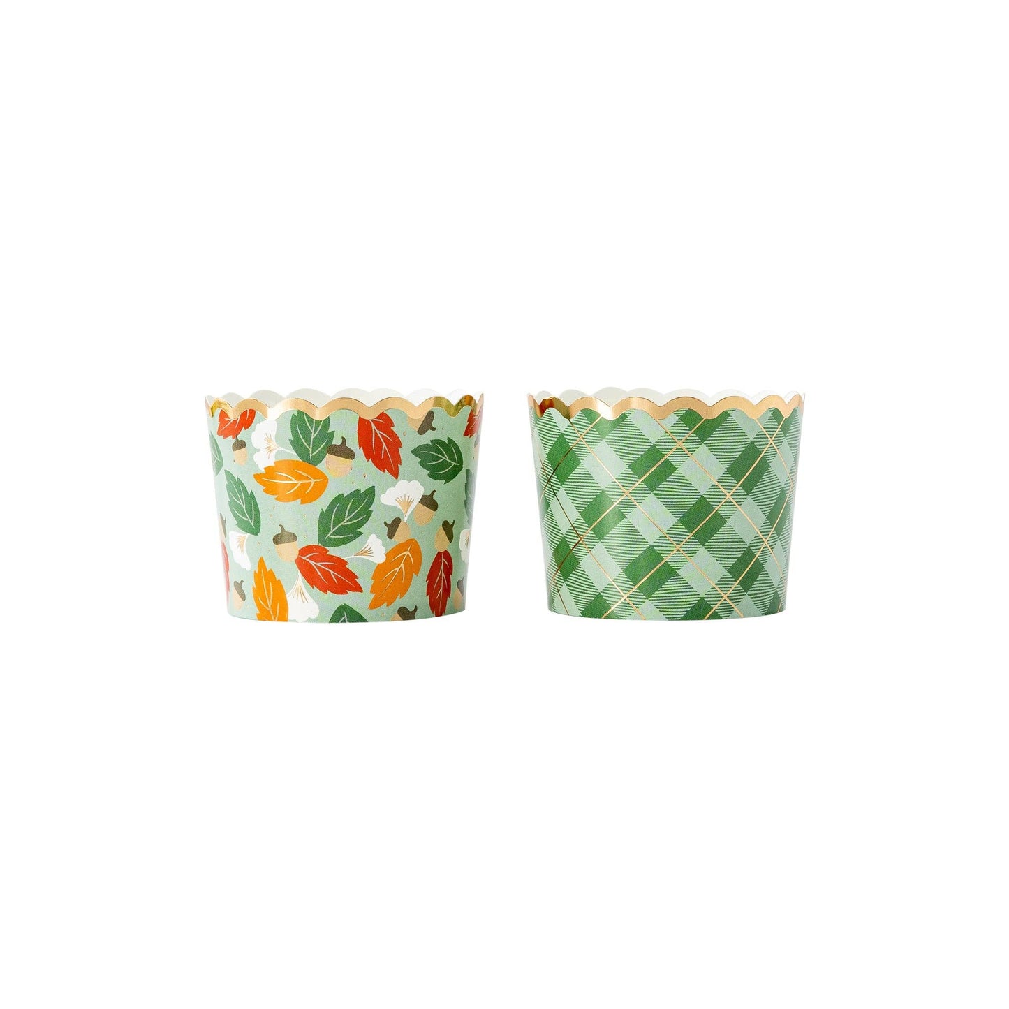 Minds Eye - Gold Foil Gather Leaves Baking/Treat Cups (50 pcs)