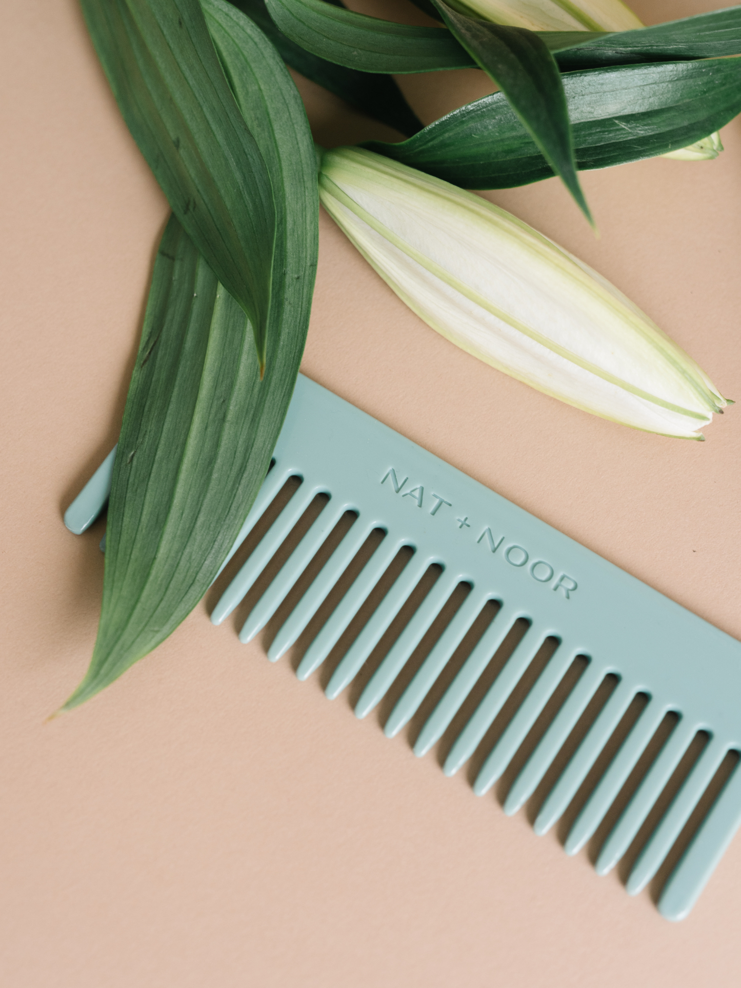 Hair Comb | Wide Toothed | JellyFish Teal | Sustainable