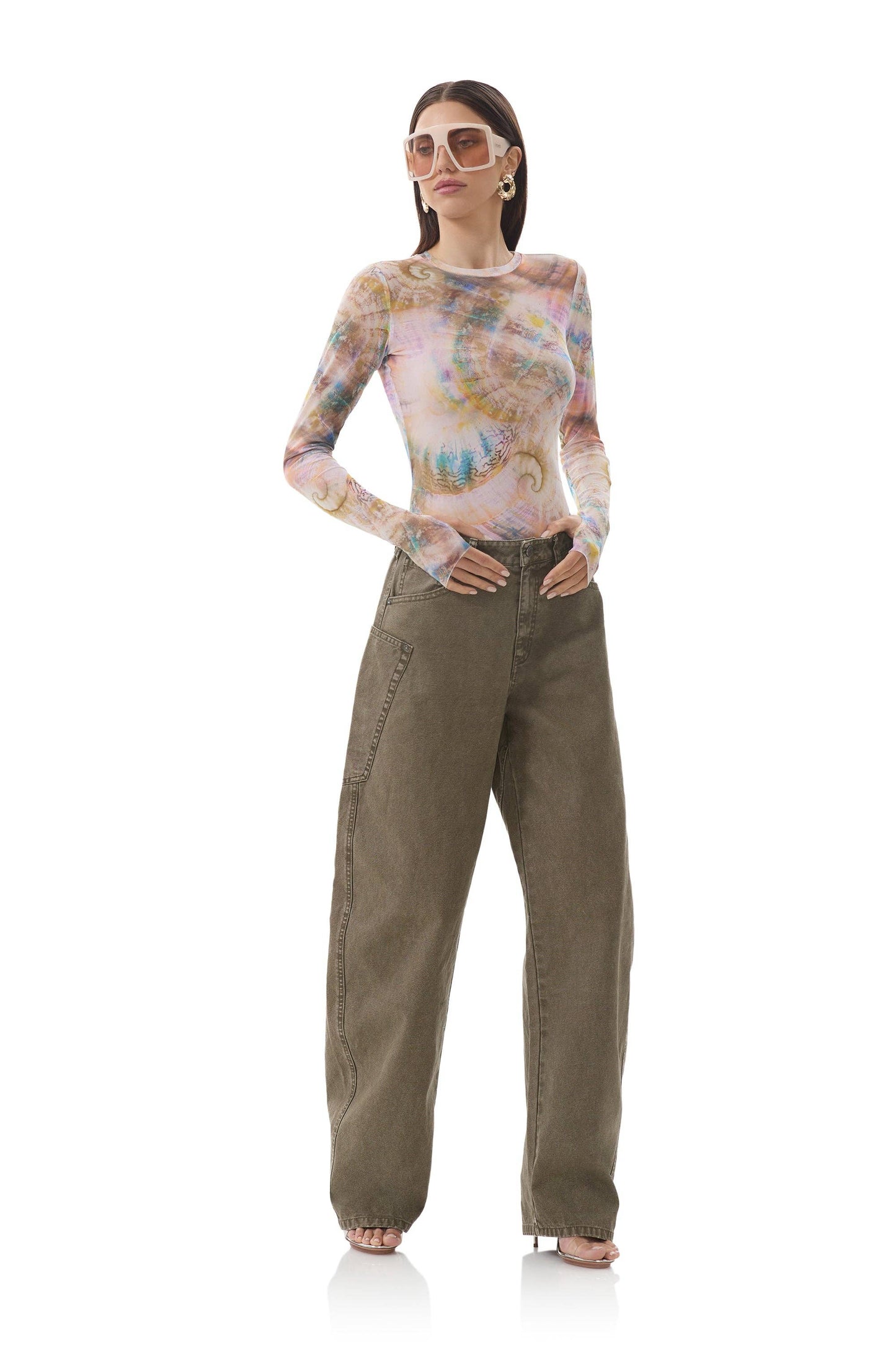 Afrm Kaylee Top - Pearly Shell