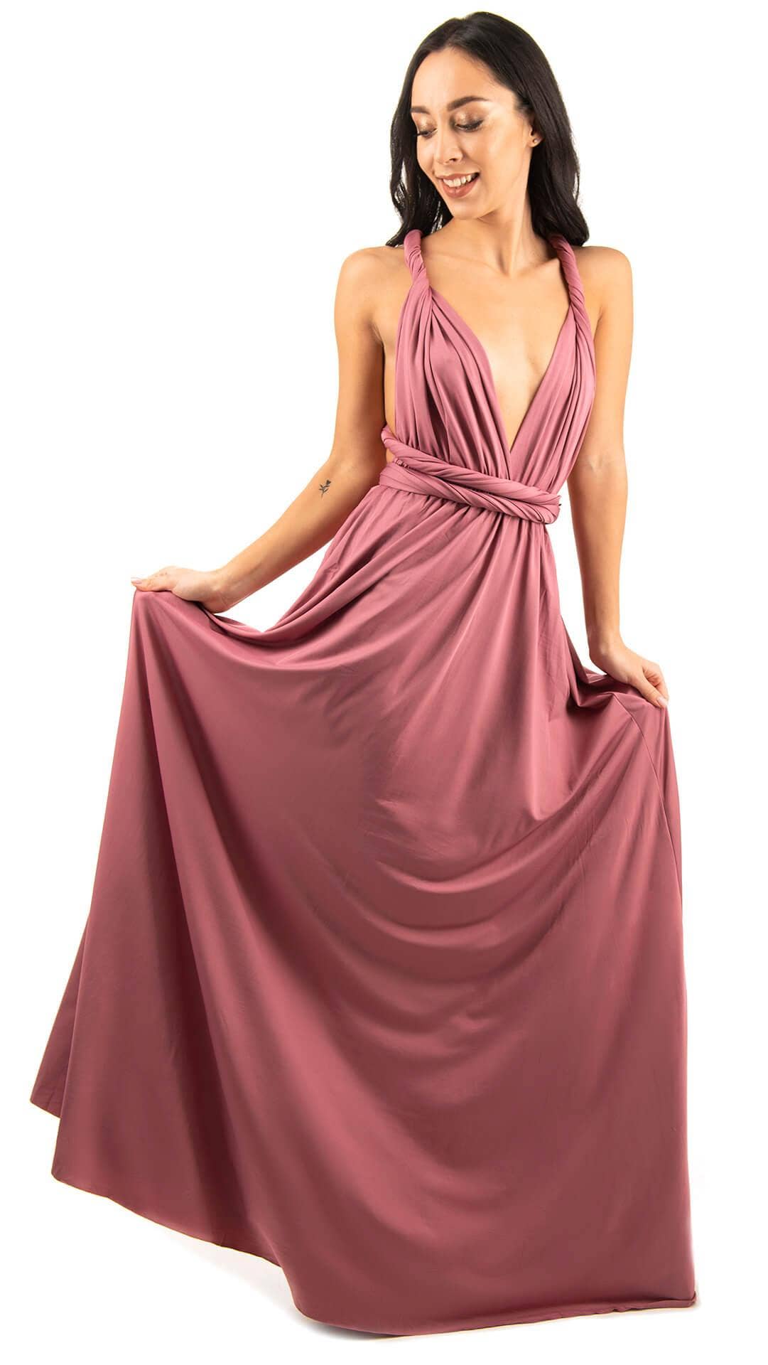 INFINITY DRESS Dusty Rose
