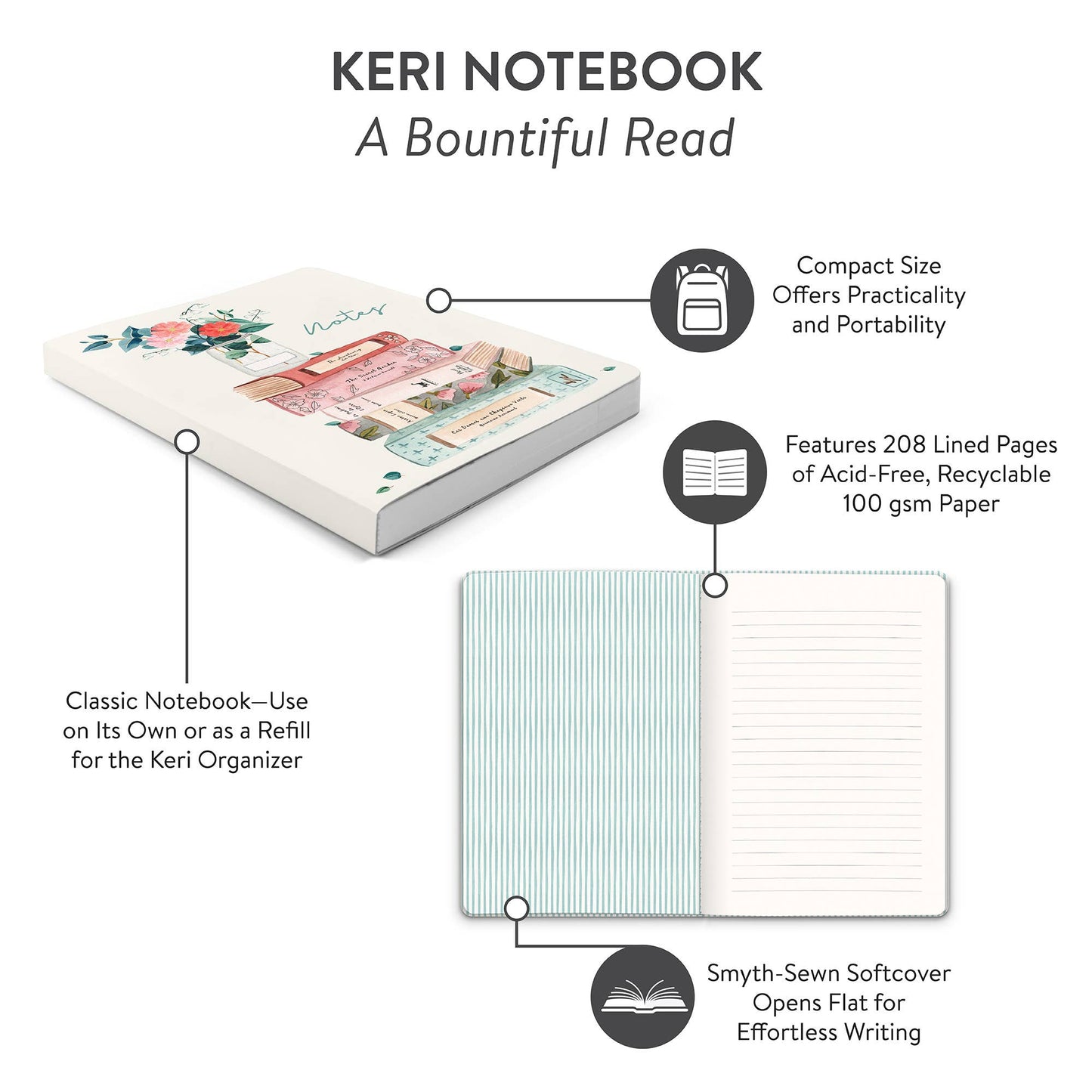 Studio Oh A Bountiful Read Keri Notebook