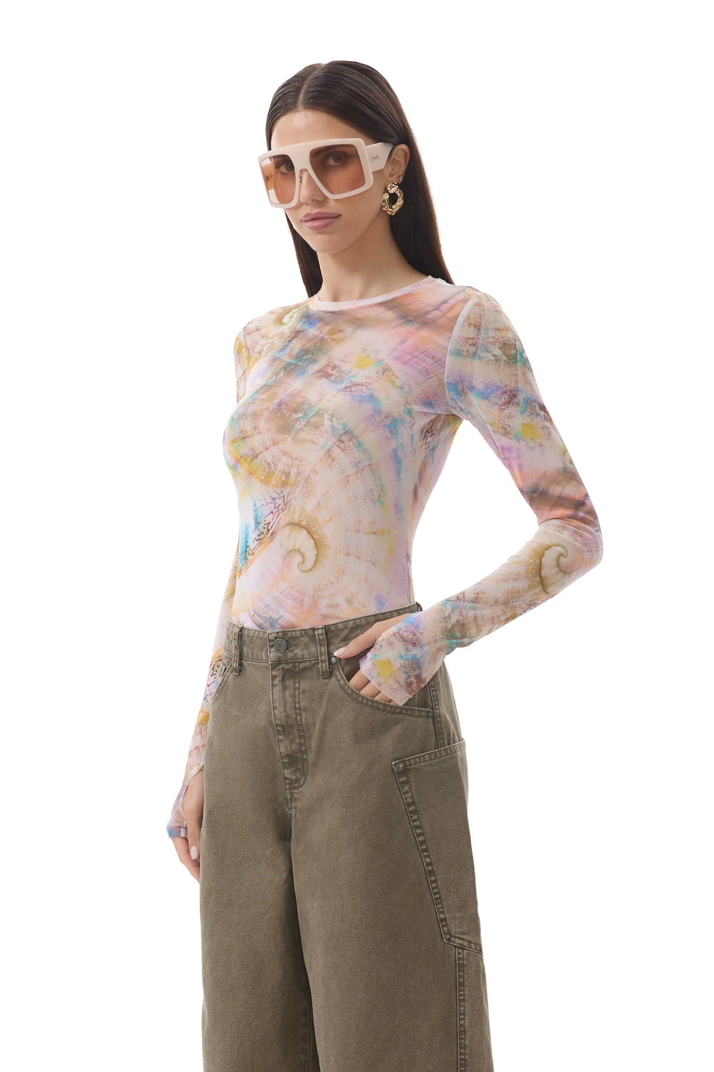 Afrm Kaylee Top - Pearly Shell