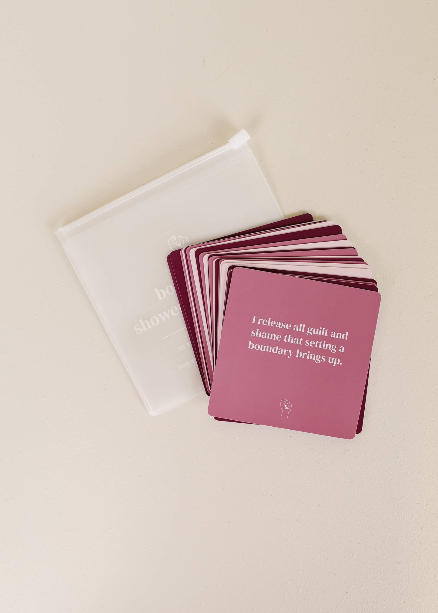 Shower Affirmation™ Cards - Boundaries