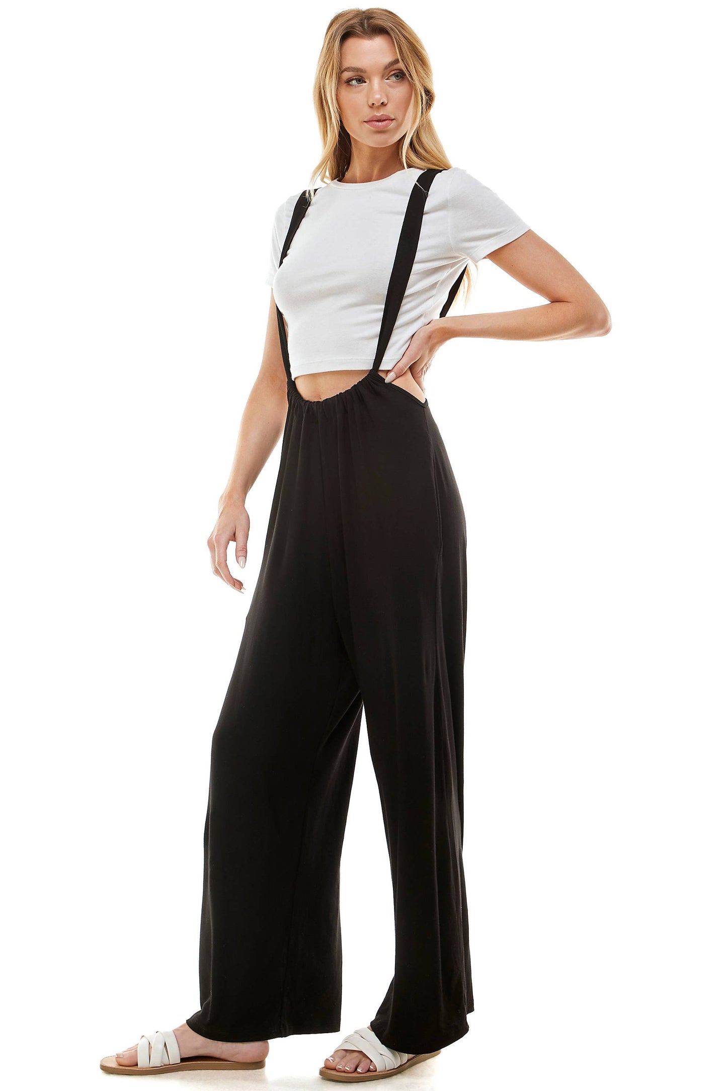 Loving People Suspender Pants
