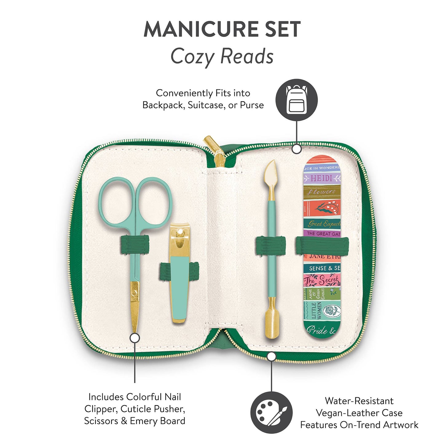 Studio Oh Cozy Reads Manicure Set