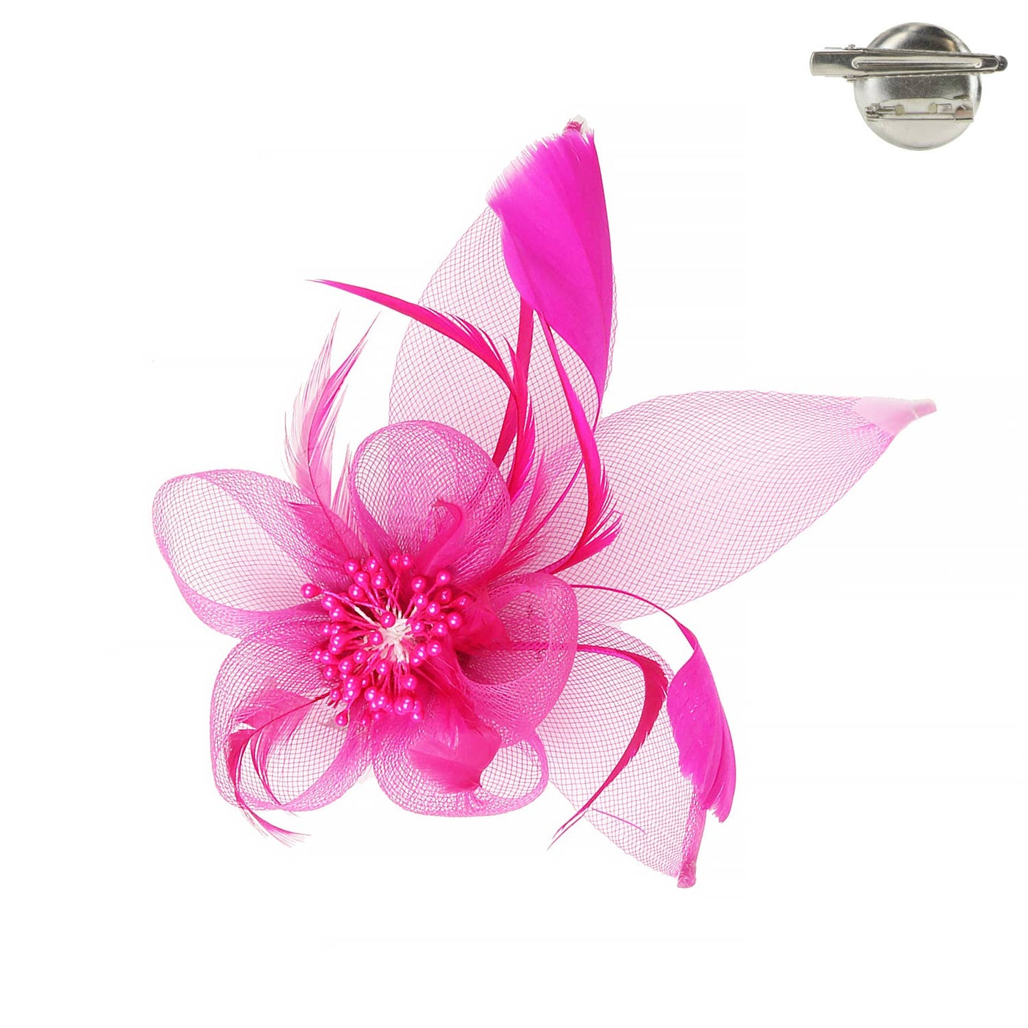 Sophia Organza Floral Mesh Fascinator