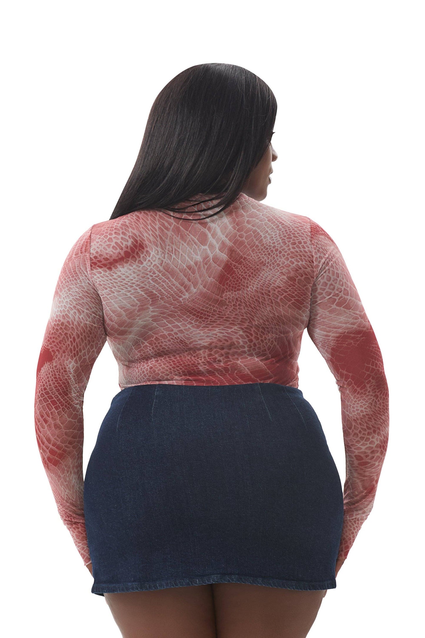 Afrm Kaylee Top - Rust Snake