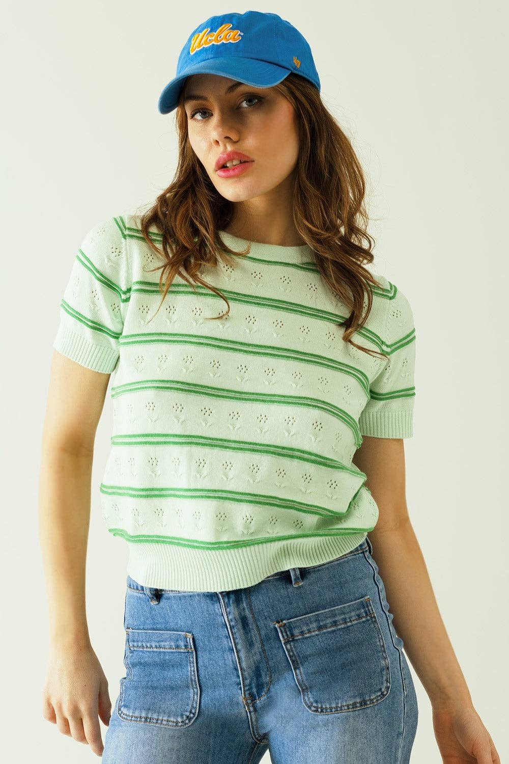 Q2 Light n Stripe Sweater