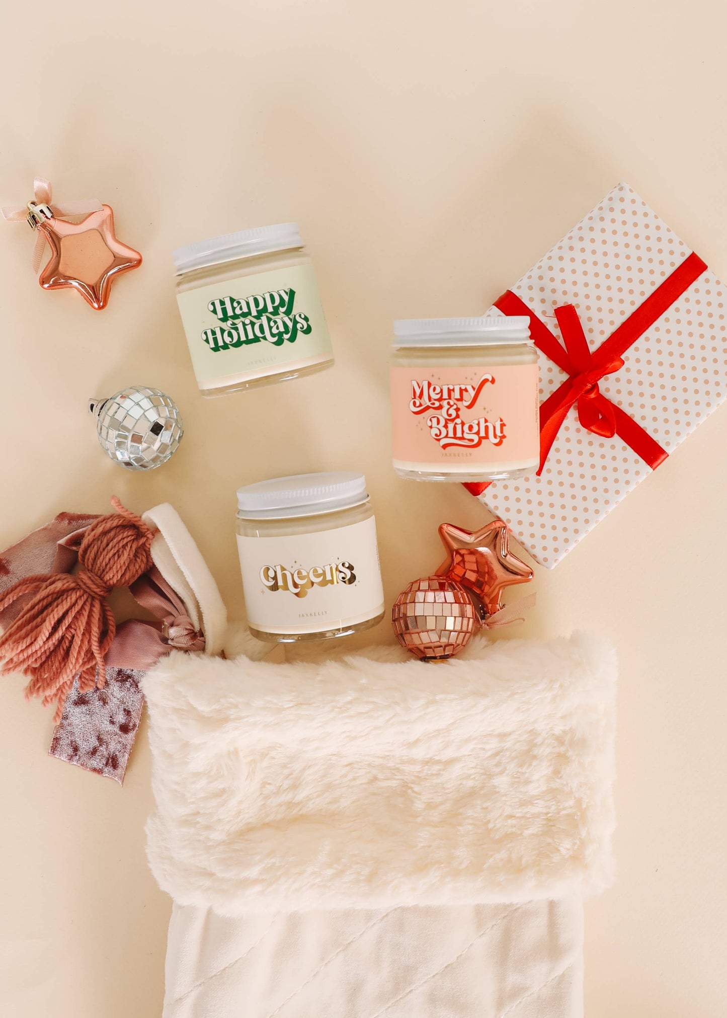 Jax 4oz Holiday Candle - Happy Holidays