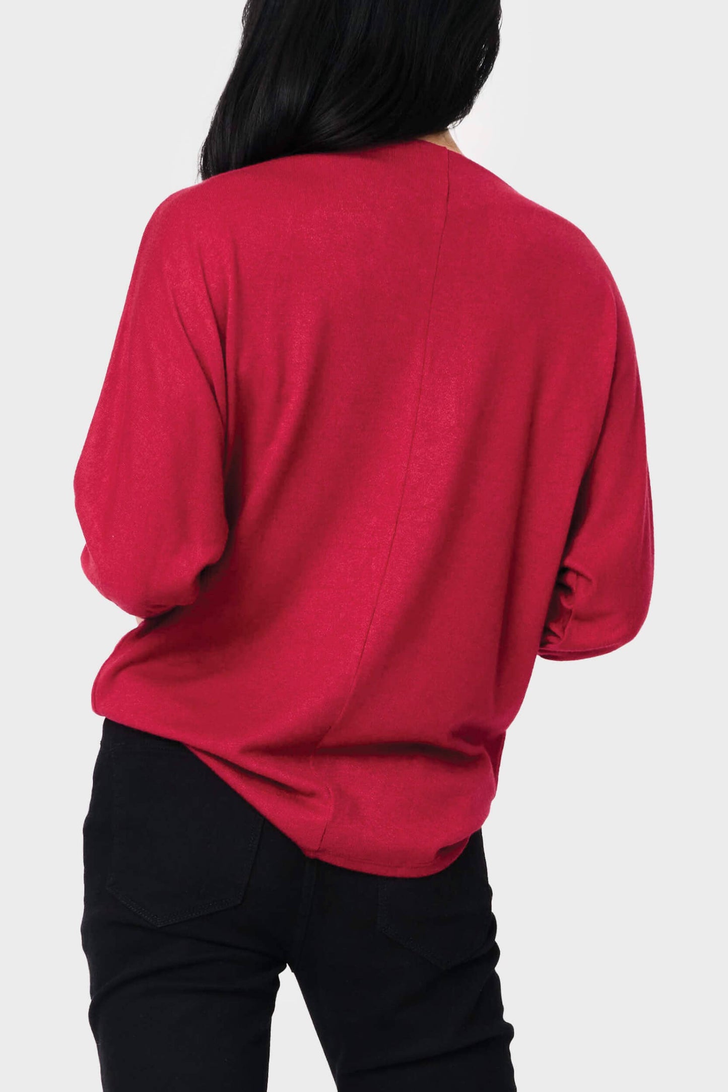Gibson Look Slouchy Luxe Open Neck Sweater
