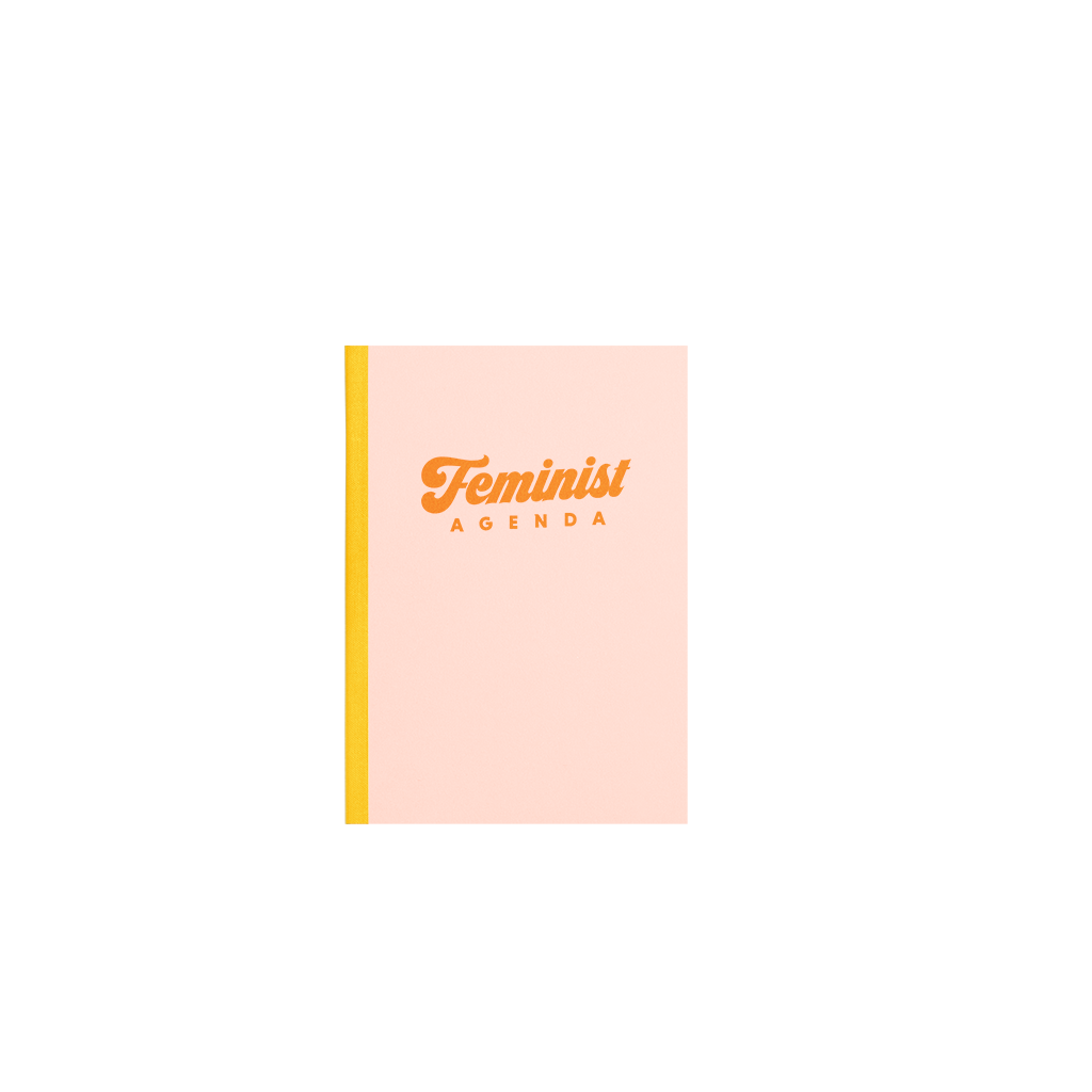 Feminist Agenda Peach Notebook