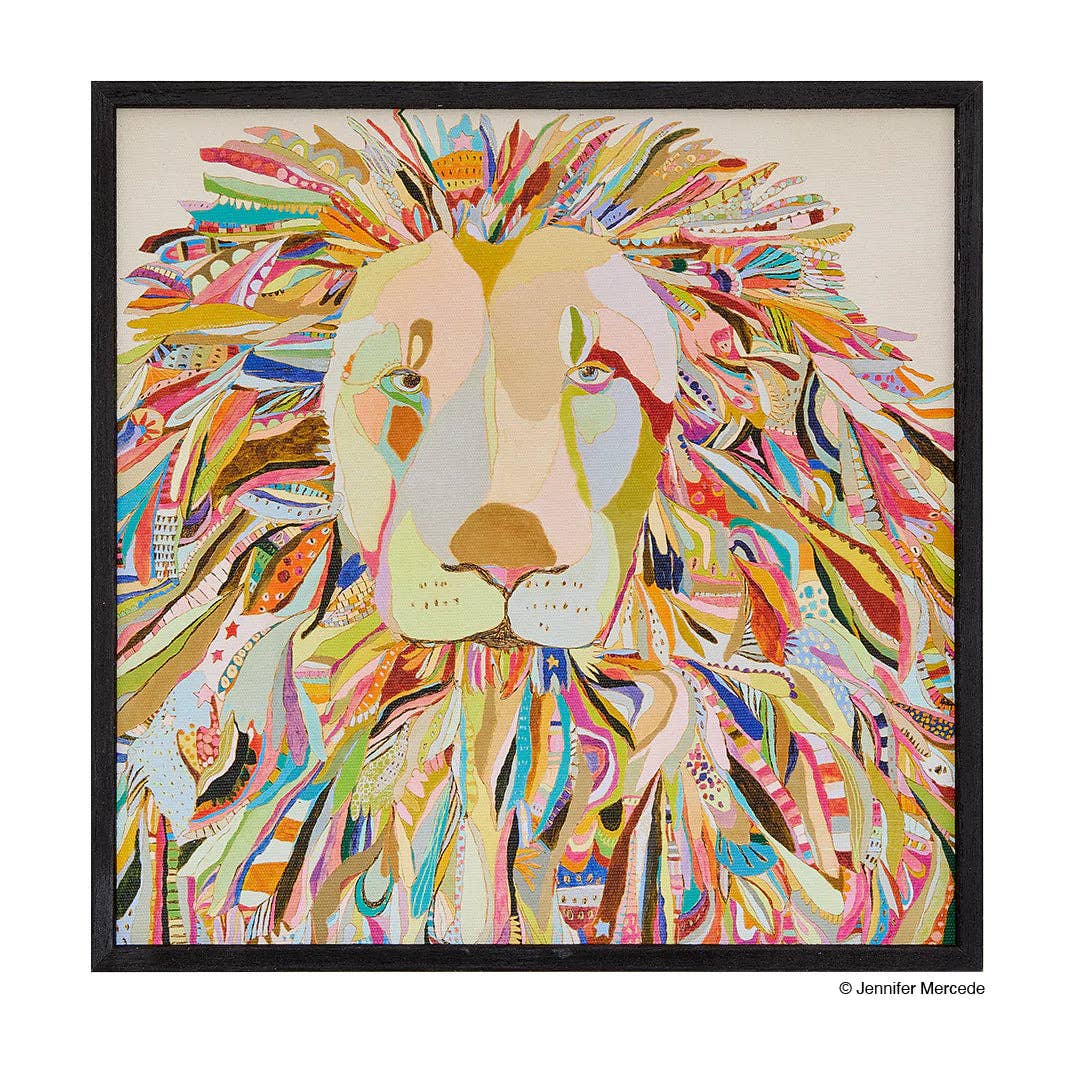 Majestic Lion  | Framed Canvas Art