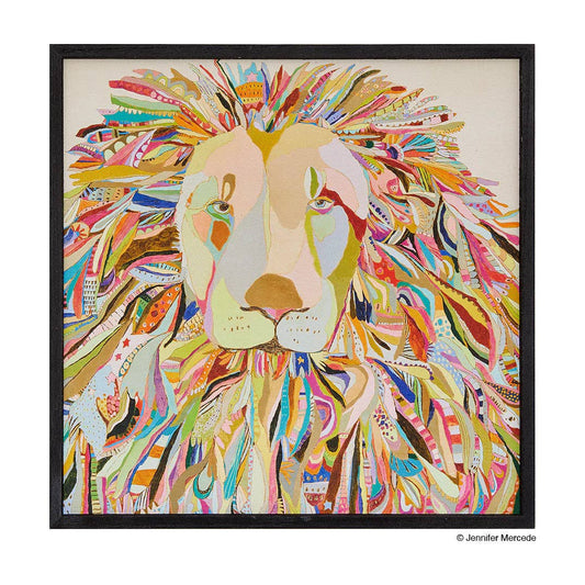 Majestic Lion  | Framed Canvas Art