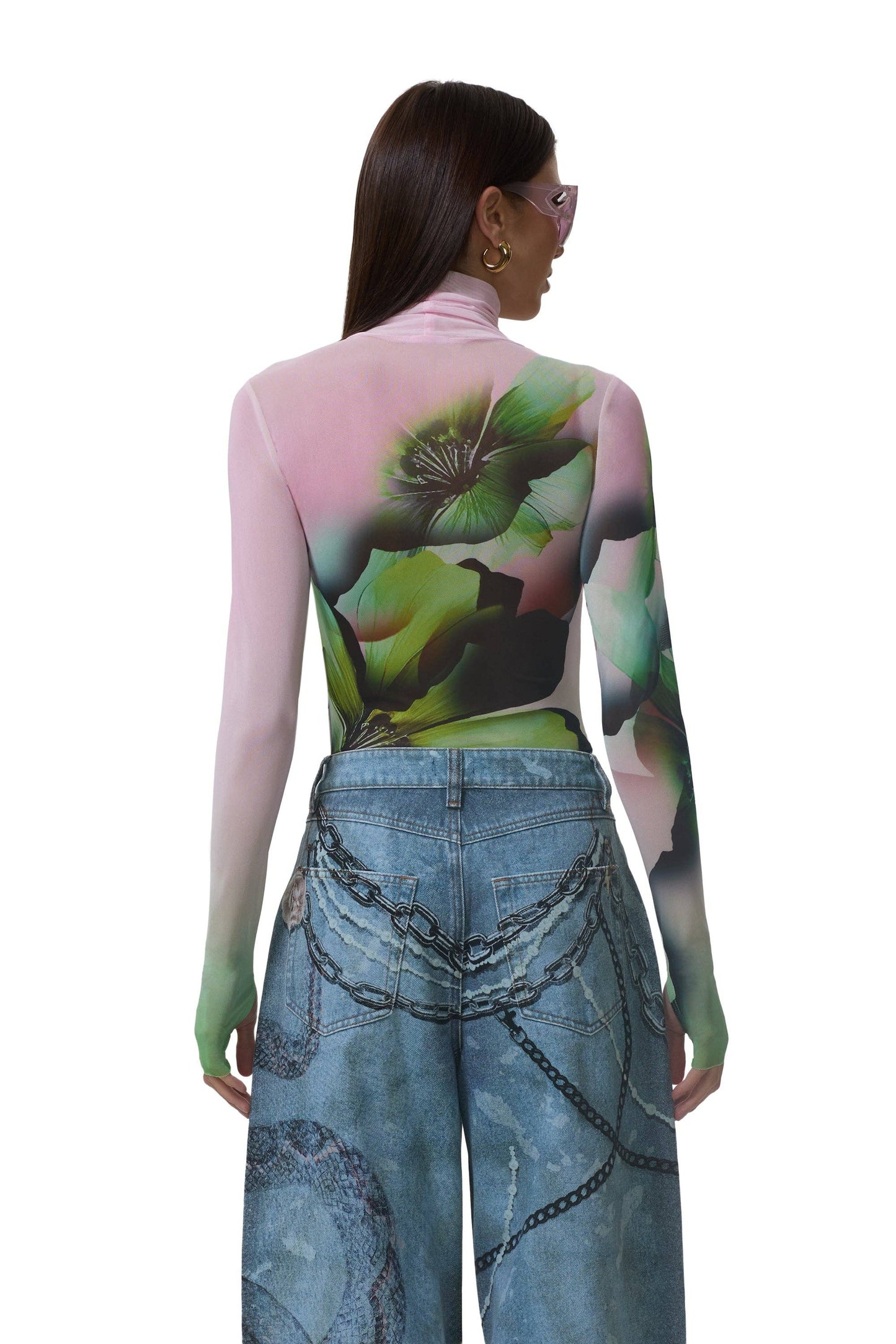 AFRM Zadie Top - Ombre Fleur