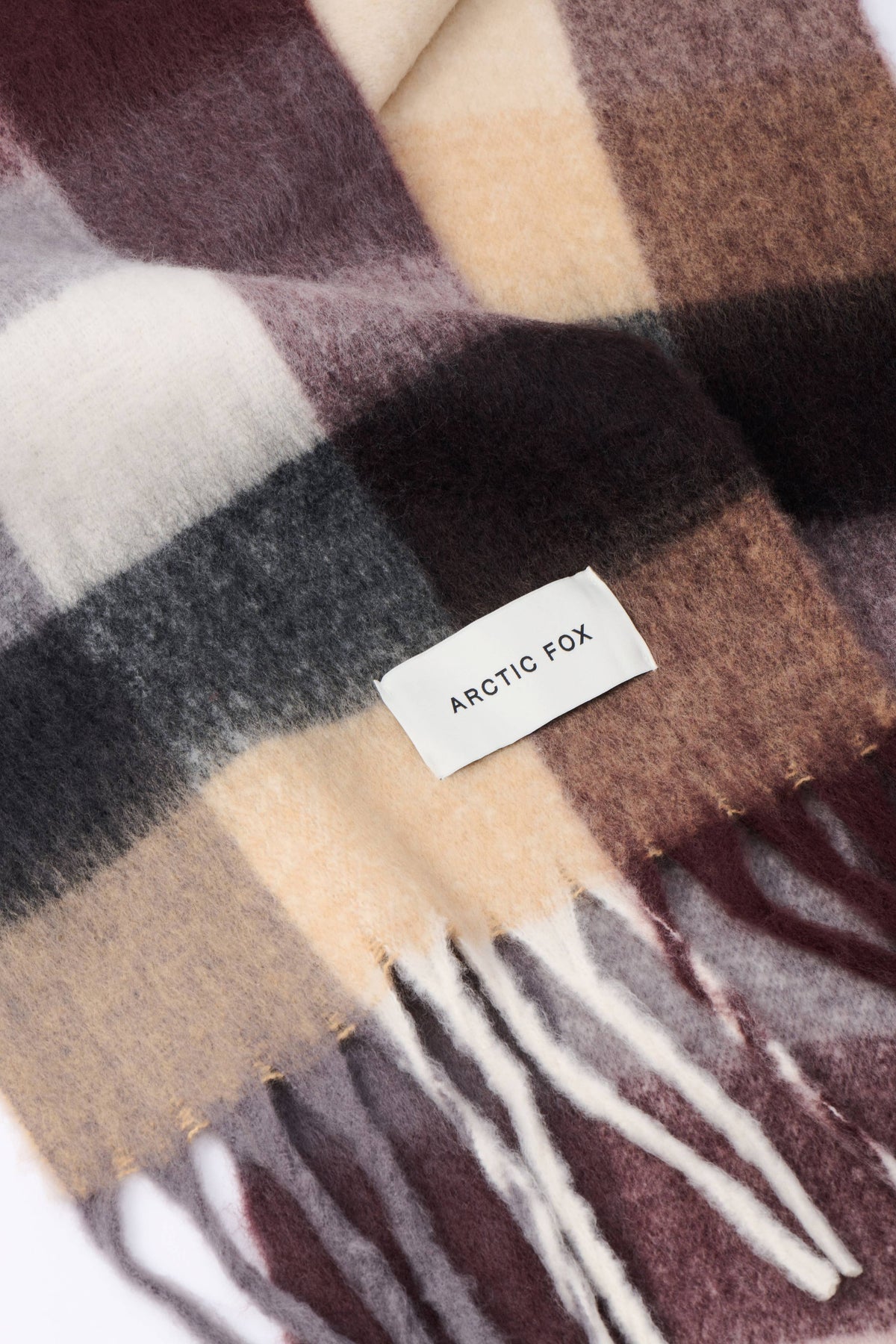 Arctic Fox The Reykjavik Scarf - 100% Recycled - Dark Berry - FW26