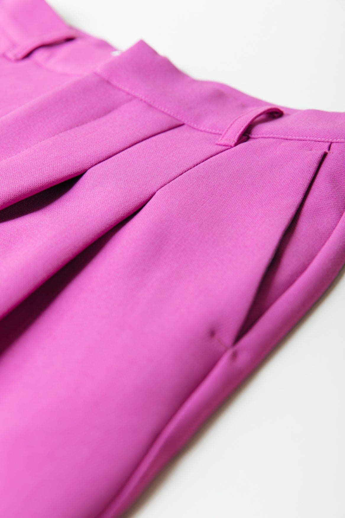 Colourful Rus Straight Pants | Violet Pink