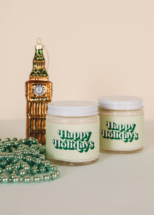 Jax 4oz  Holiday Candle - Happy Holidays