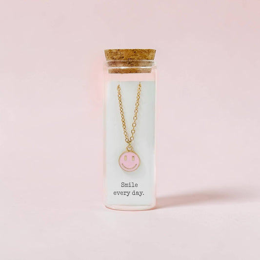 Dabble Doll Smiley Necklace in a Bottle