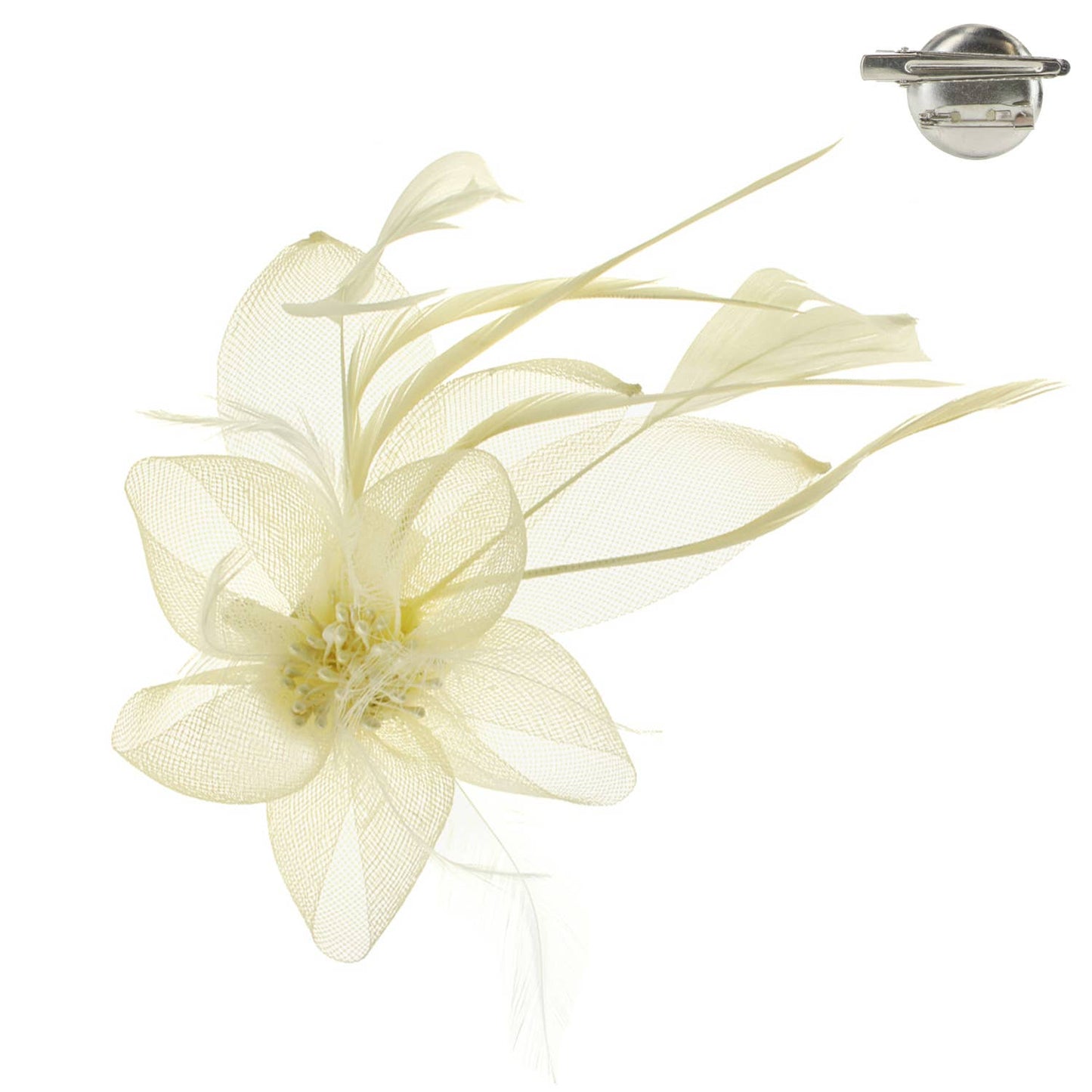 Sophia Organza Floral Mesh Fascinator