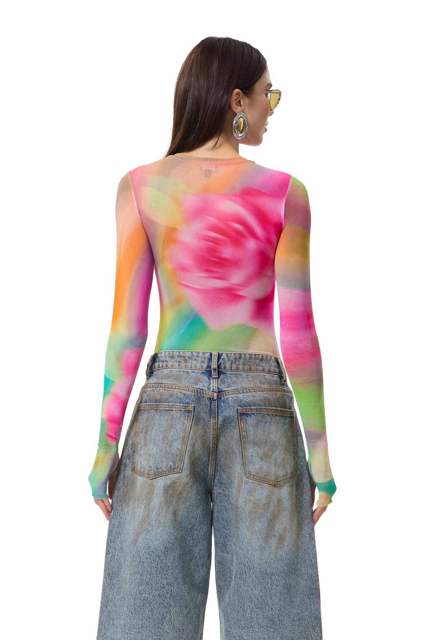 Kaylee Top - Green Rose