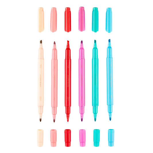 Erin Condren Dual-Tip Highlighters 6-pack - Evolve