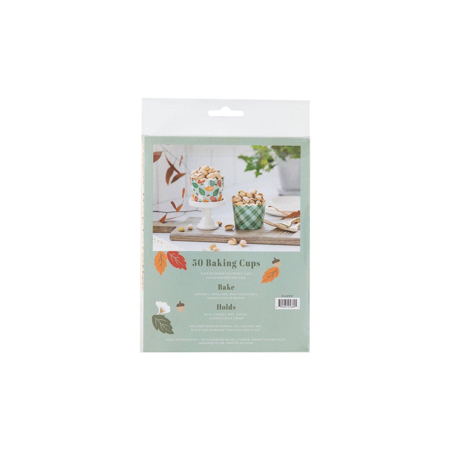 Minds Eye - Gold Foil Gather Leaves Baking/Treat Cups (50 pcs)