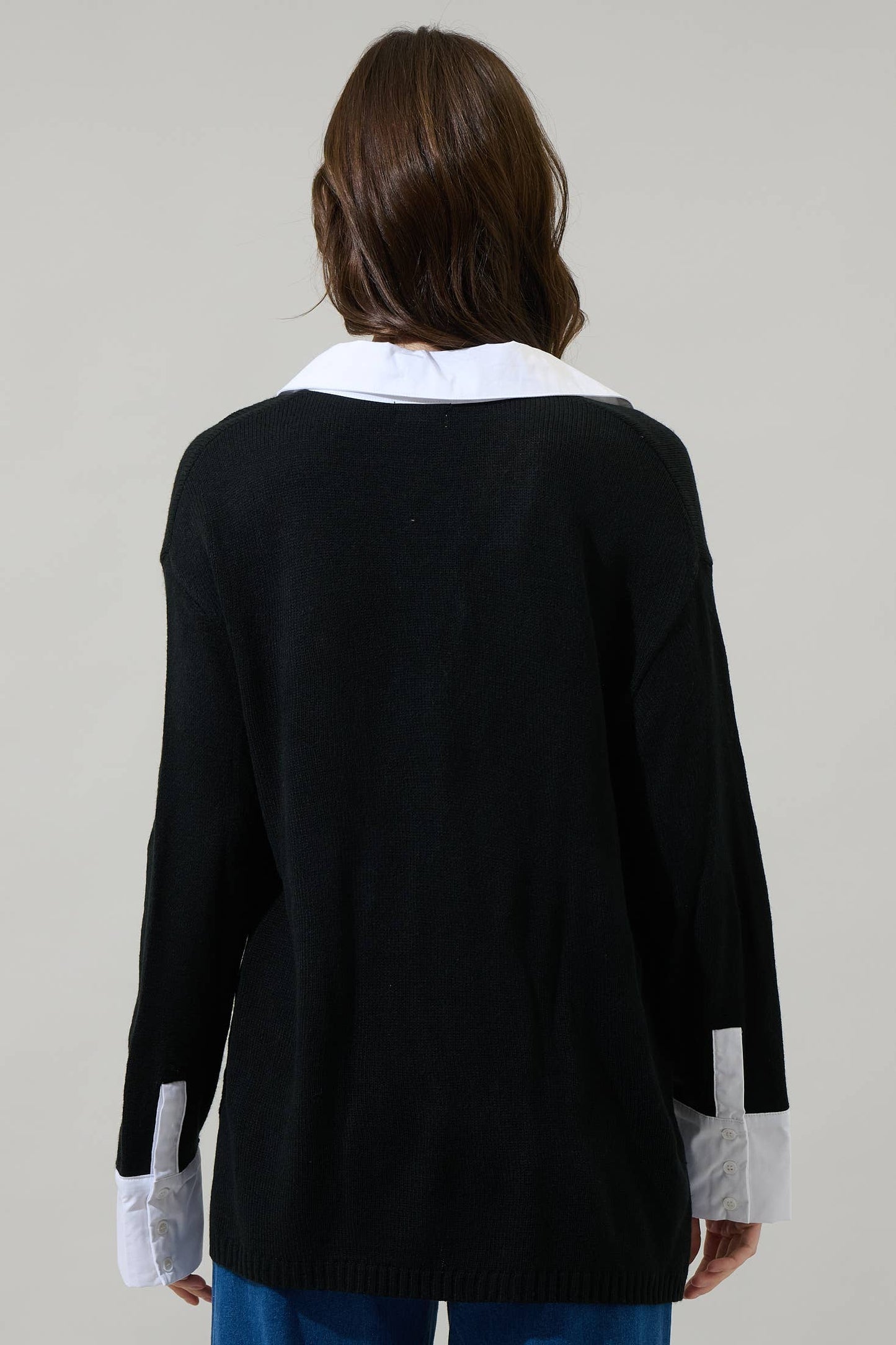 Sugar Bristol Collared Sweater Shirt