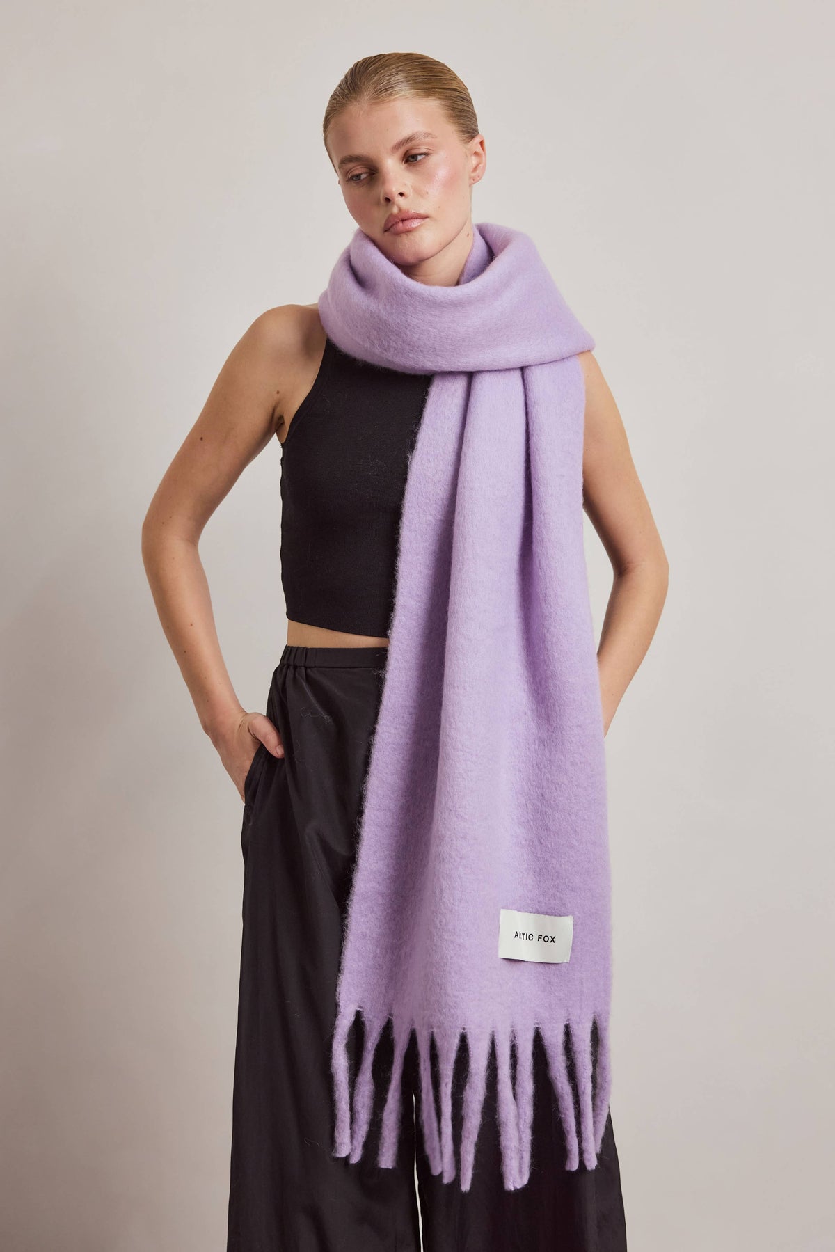 Arctic Fox The Stockholm Scarf - 100% Recycled - Light Lavender - FW26