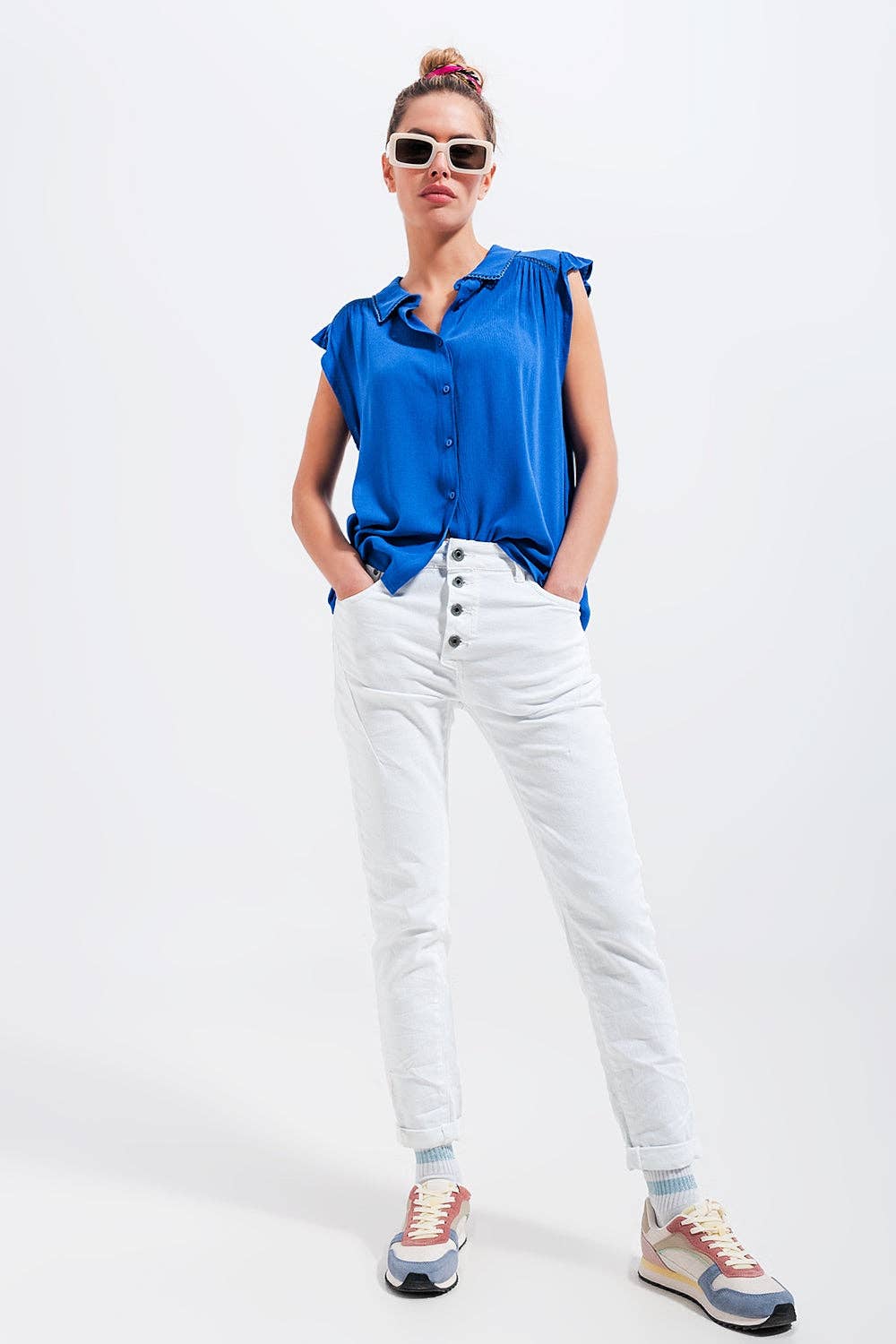 Q2 Blue Skies Blouse