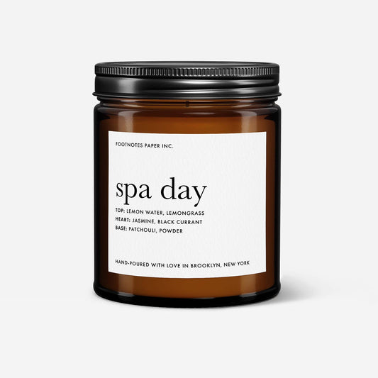 Spa Day Candle | Citrus, Floral, Jasmine, Powder