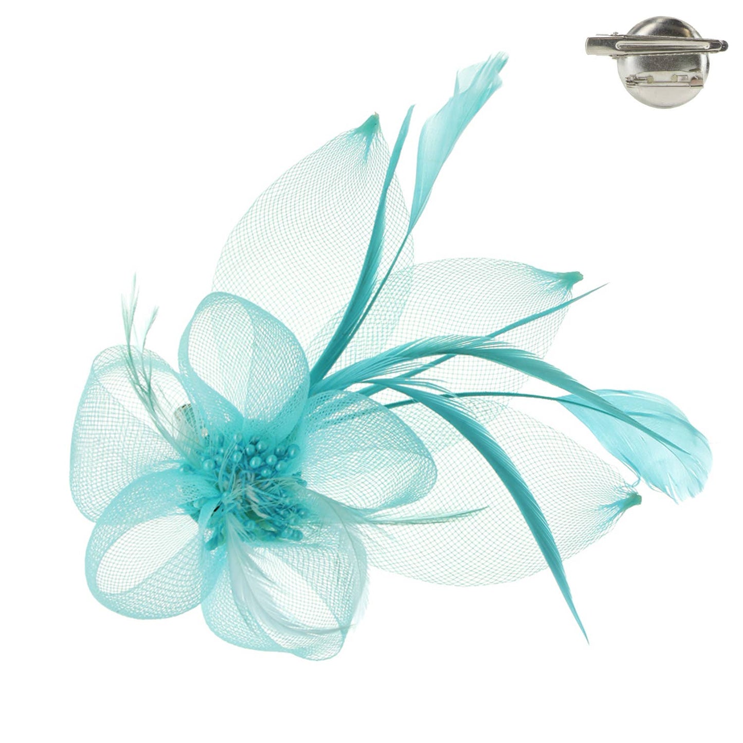 Sophia Organza Floral Mesh Fascinator