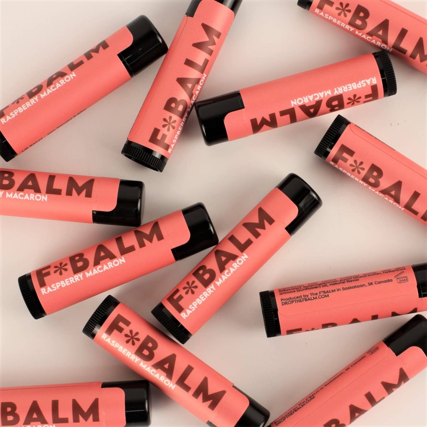 F-Balm Raspberry Macaron Moisturizing Flavoured Lip Balm