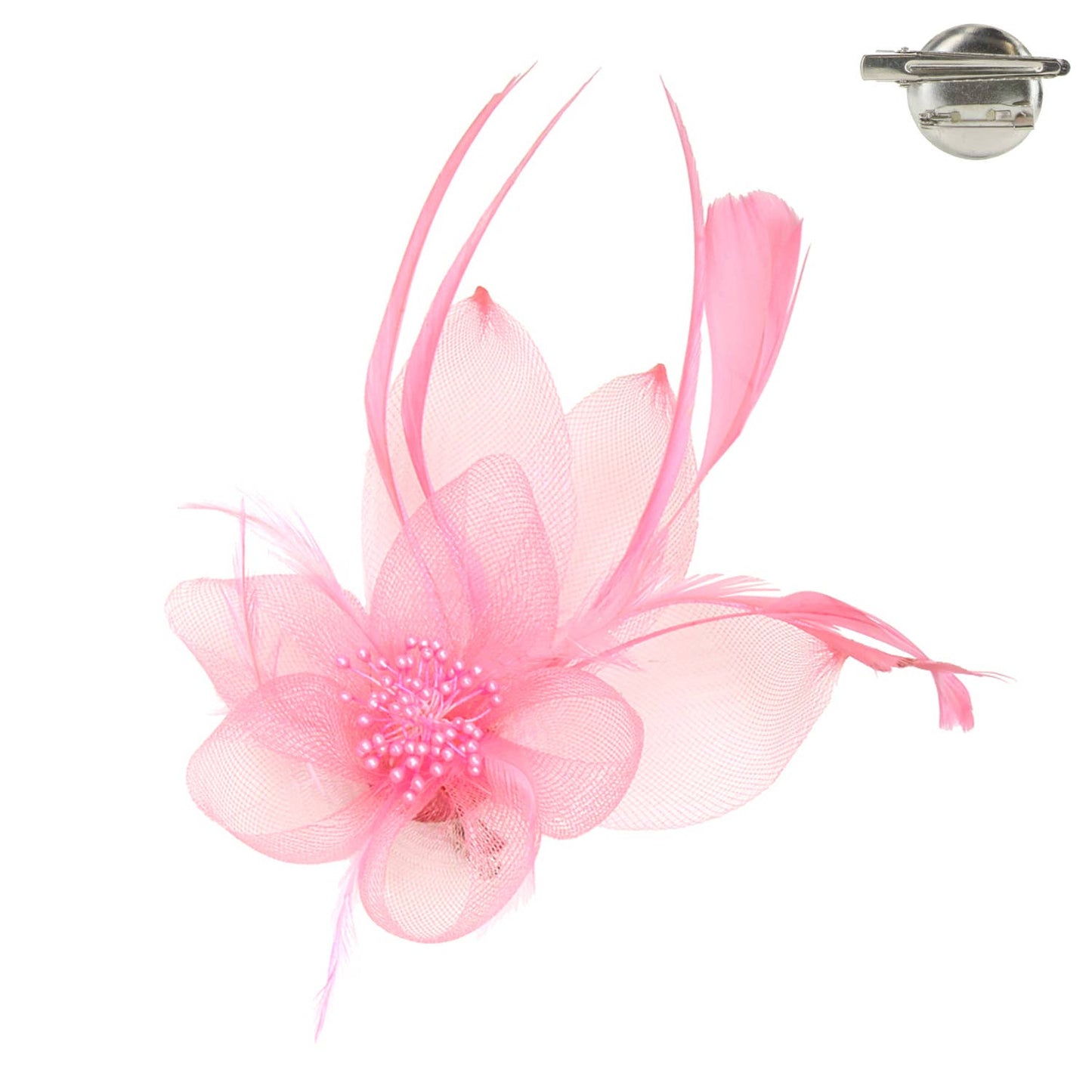 Sophia Organza Floral Mesh Fascinator