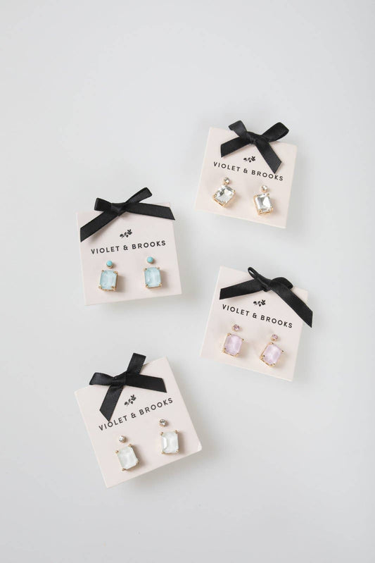 Violet and B rooks Aurora Crystal Post Duet