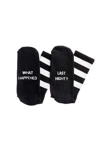 Snark City What Happened Last Night Socks