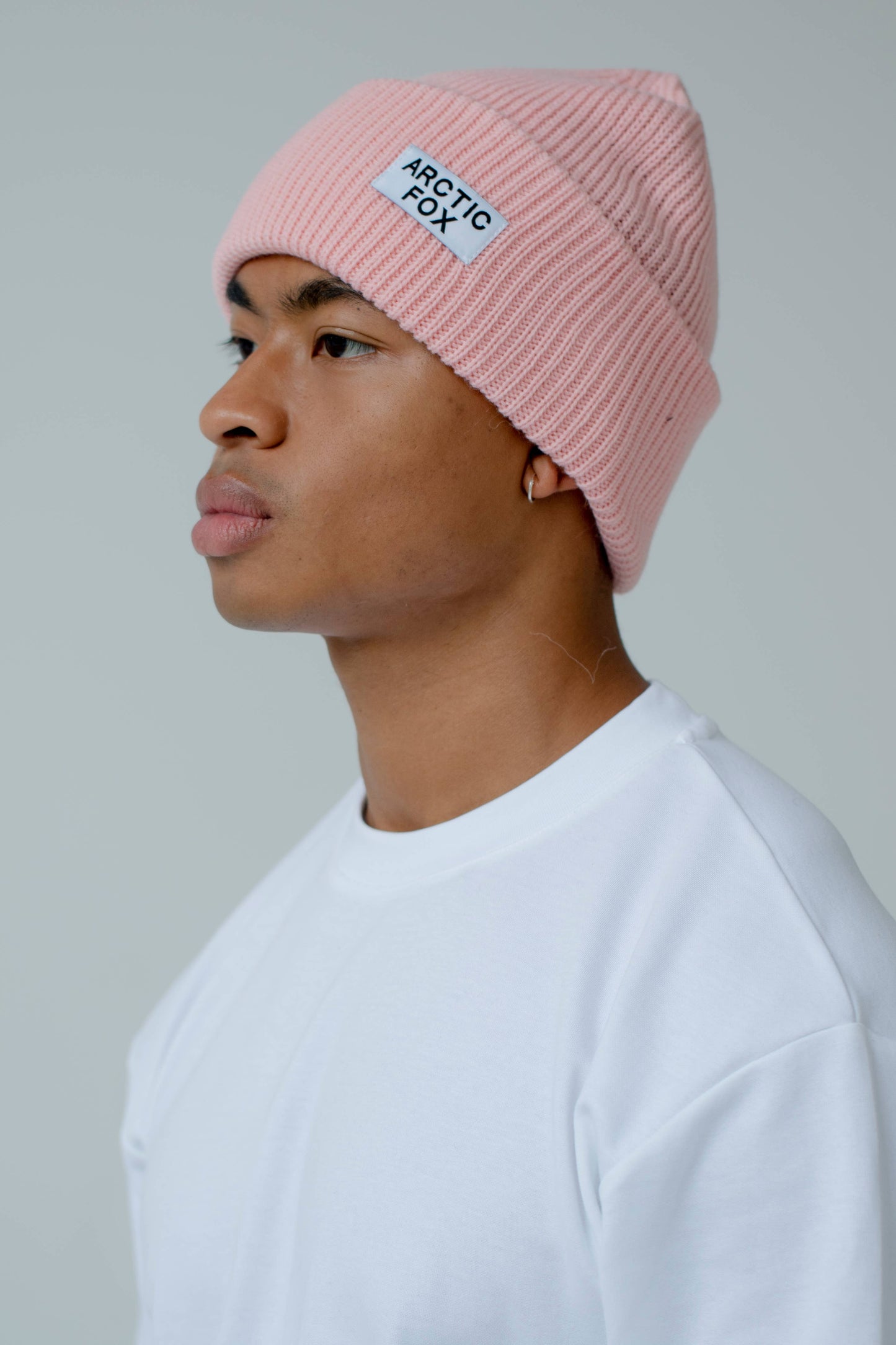 The Recycled Bottle Beanie - Pastel Pink - AW23