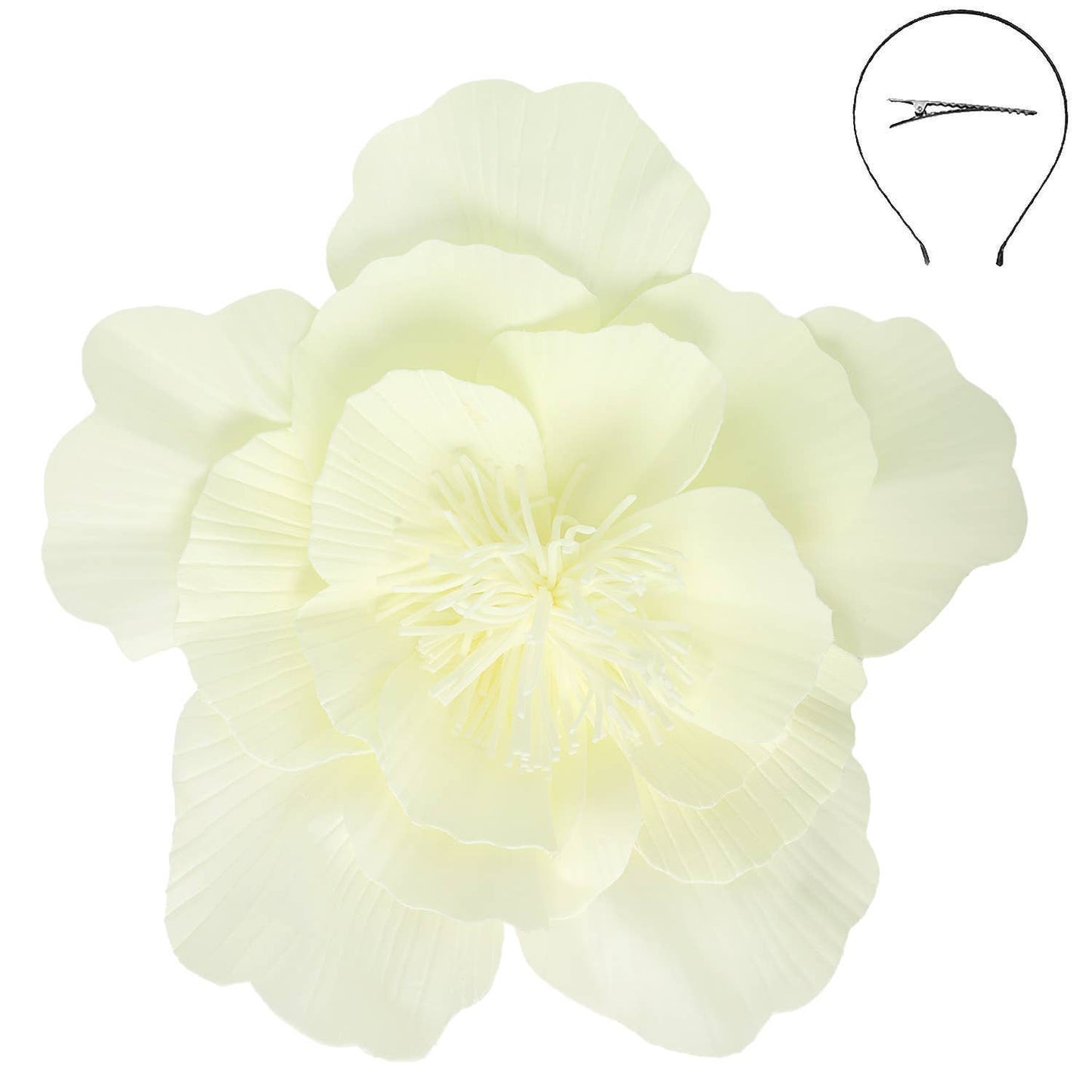 Sophia Lightweight Camellia Flower Fascinator