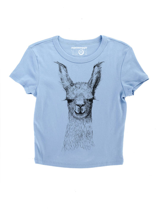 Supermaggie Llama Babe Baby Doll Tee
