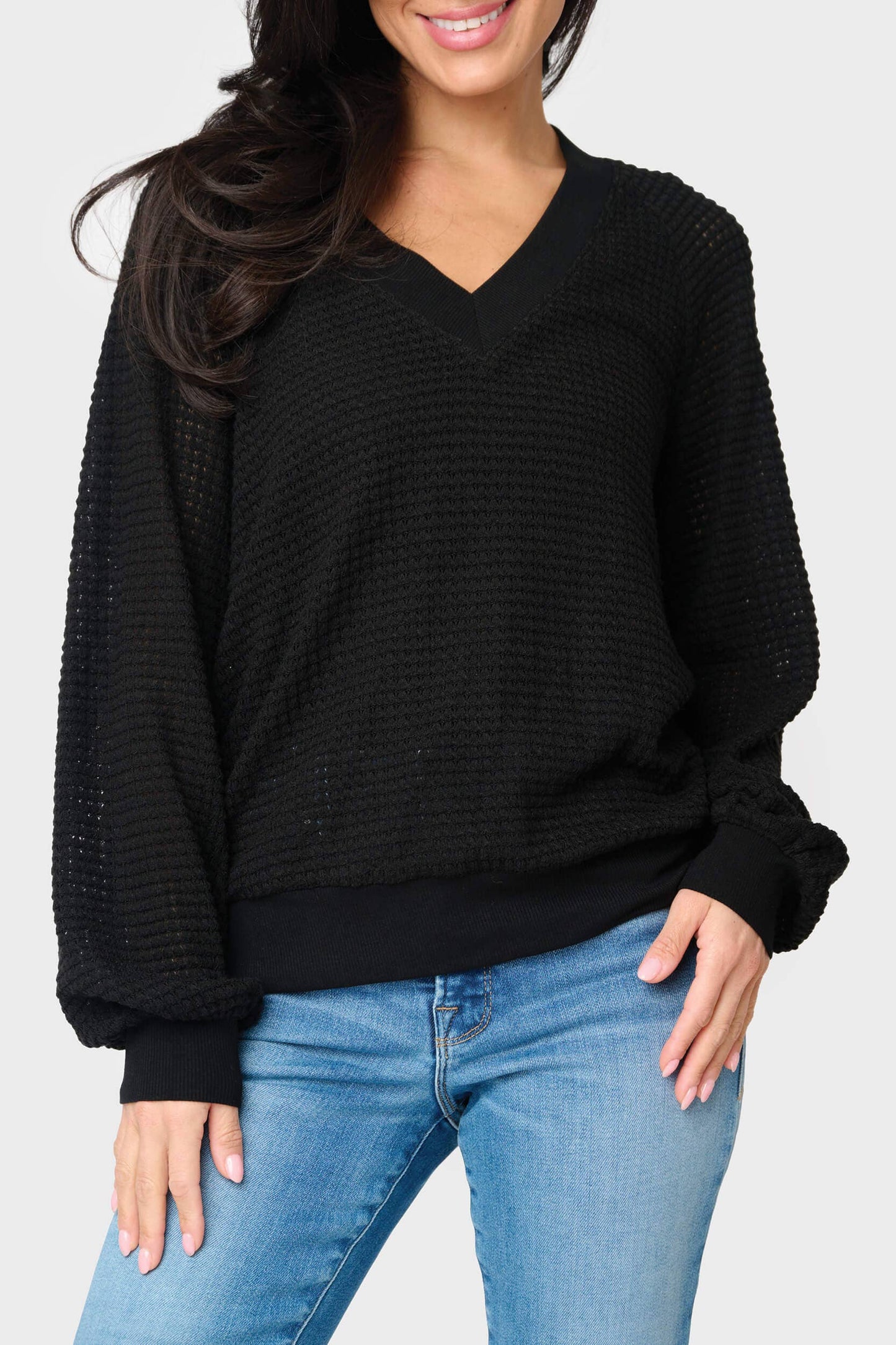 Courtside Open Weave Sweater